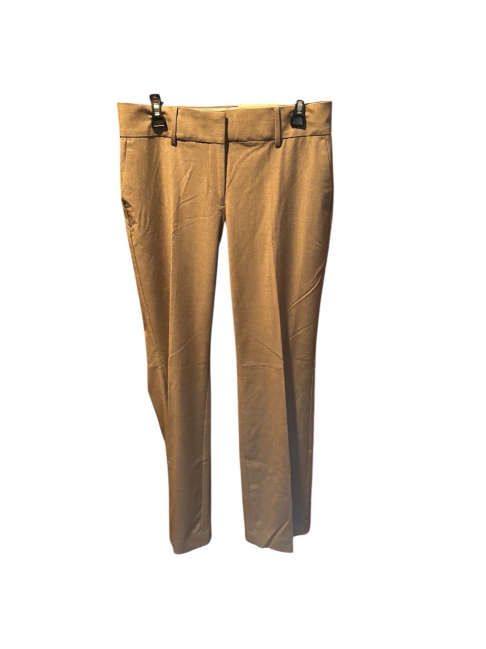 Ann Taylor Curvy Fit Trouser Leg Pants in Dark Stone Taupe Heather Size 6 NWT